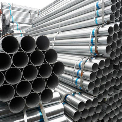 ASTM A36 円形シームレスガルバン化鋼管 亜鉛コーティング 200-500g/m2
