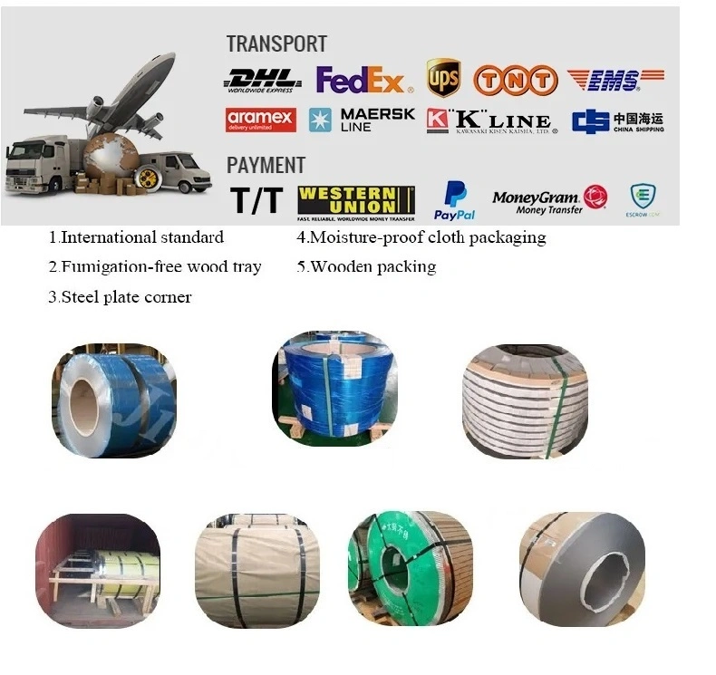 Stainless Steel Coil Colored Rolled Gold Finished 0.3-3.0mm PVD Color 304 Stainless Steel Coil 8K Mirror