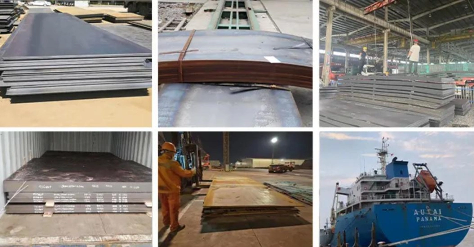 Carbon Steel Sheets S235jr S355jr Plain Finish 3mm 5mm 10mm Thick for Boiler