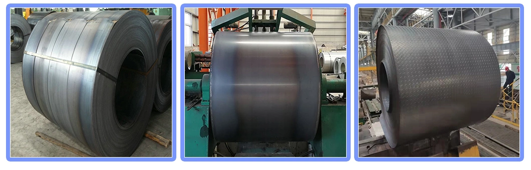 Steel Coil Type and Container Plate Application Galvanized Sheet Metal Roll / Hot Rolled Q195 Q235 Carbon Steel Coils Price Per Kg