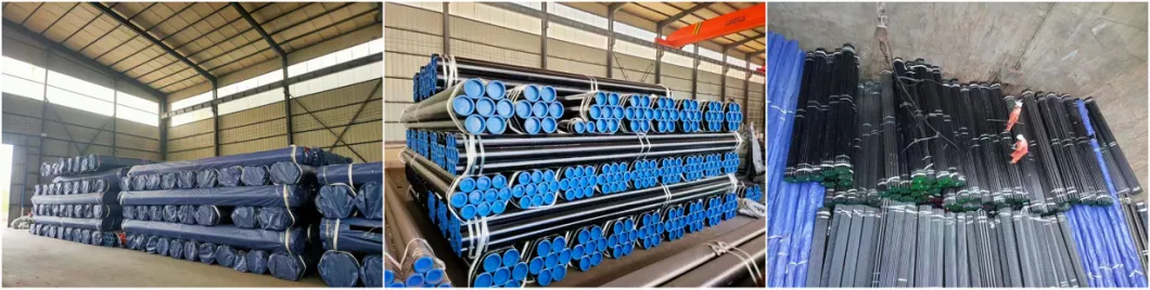 Professional Manufacturer Smls Pipe API 5L / ASTM A106 Gr. B / A53 Gr. B Sch40 Sch80 Ape Low Carbon Black Seamless Steel Pipe