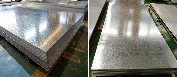 Regular Spangle SGCC Dx51d Z40-275g 0.13-2mm Gi/Gl Coated Steel Galvanized Steel Sheet for Building Material