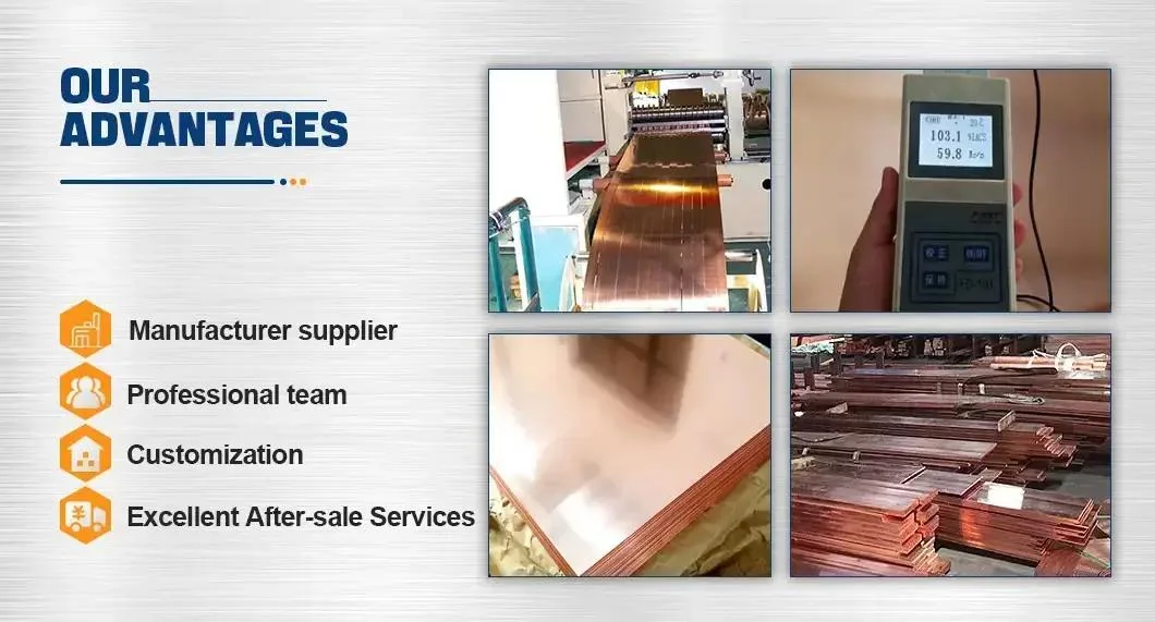 High Perity Red Copper Plates C10100 C10200 C10300 C1011 C1100 C1220 C1201electrolytic Copper Cathode Sheets