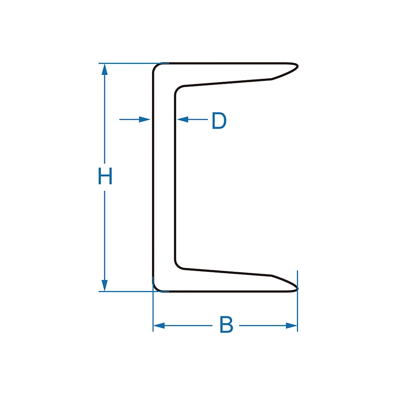 OEM Support Customized Sized ASTM D36 Ah36 Dh36 A36 Q235 JIS Hot DIP Hot / Cold Rolled Galvanized Black C Type Beam U Shape Metal Carbon Channel for Building