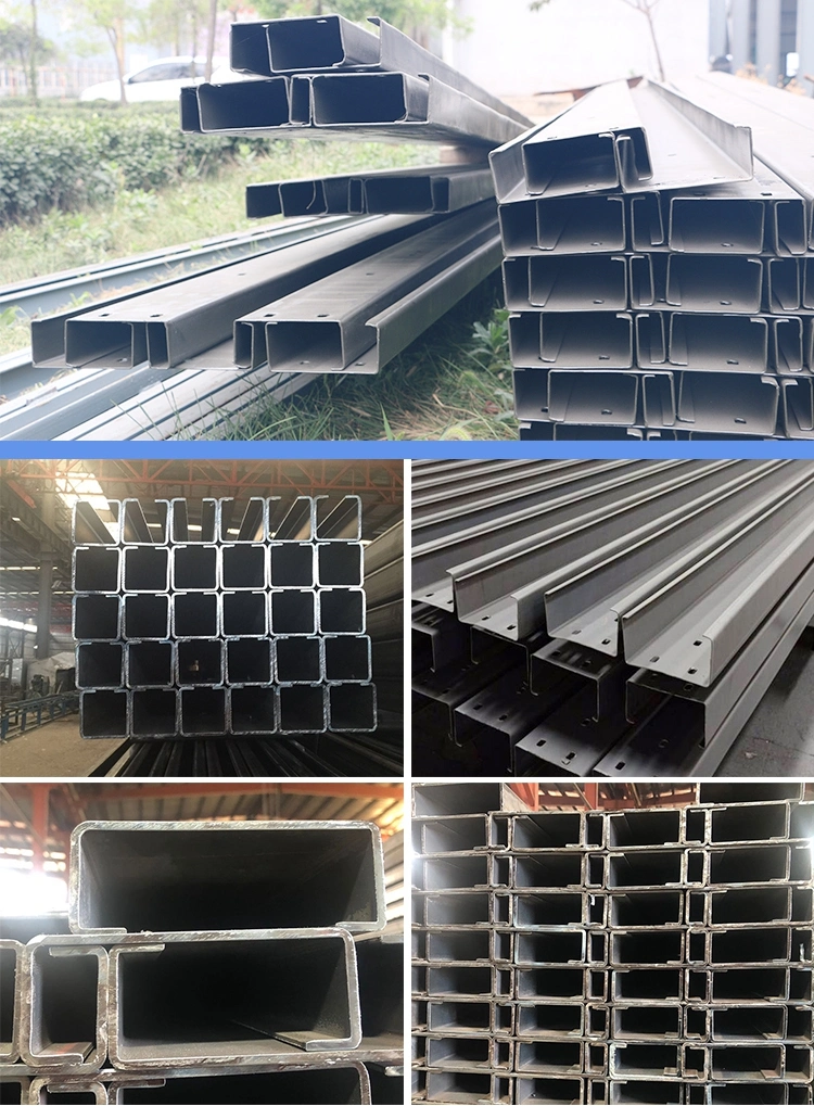 Construction Material Channel Cold Rolled C Channel Steel Metal Galvanized C Section Channel
