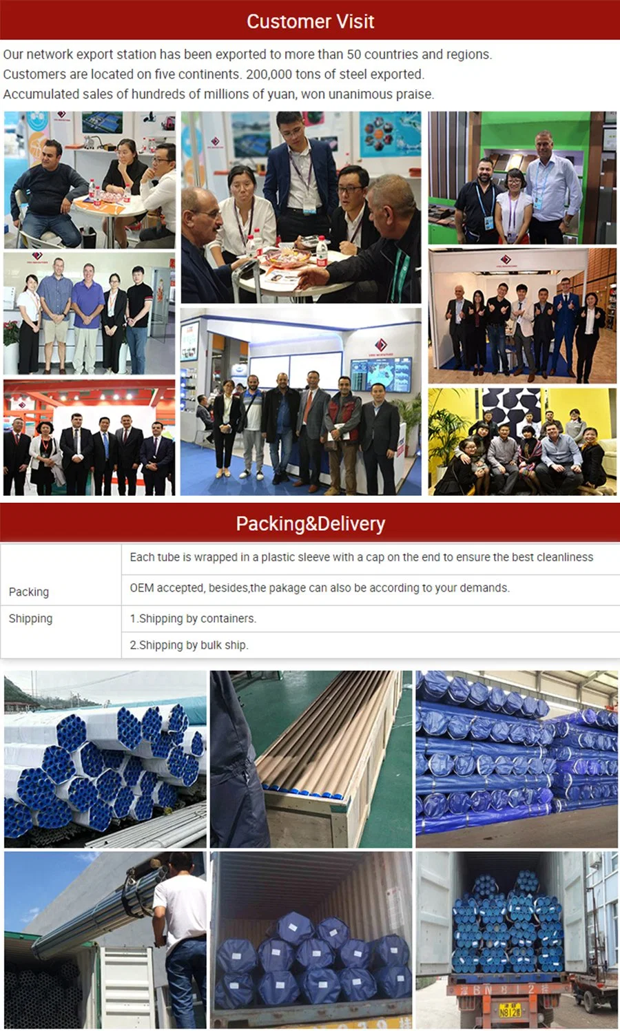China Factory Supply Prime Quality AISI ASTM Standard Tubing 304 SS316 Stainless Steel Seamless Pipe Prices
